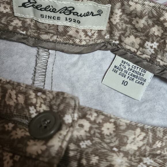 Eddie Bauer Floral Print Straight Leg Pants Size 10 - Picture 3 of 3